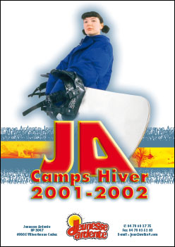 Couverture dépliant hiver 2001/2002