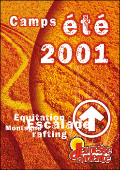 Couverture dépliant été 2001