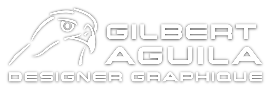 Logo Gilbert AGUILA designer graphique